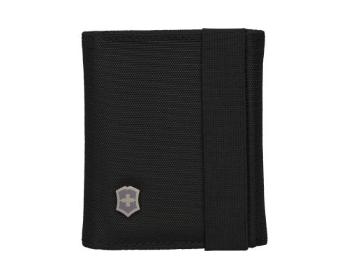 Wallet Victorinox TA 5.0 Tri-Fold with RFID Protection, Nylon, 9x3x10 cm, Black (610394)