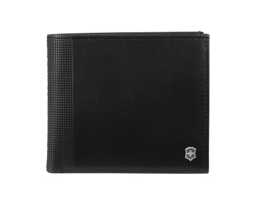 Портмоне Victorinox Altius Alox с защитой от сканирования RFID, натуральная кожа, 10x2x11 см, чёрное (611571)