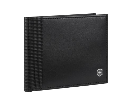 Портмоне Victorinox Altius Alox с защитой от сканирования RFID, натуральная кожа, 9x1x11 см, чёрное (611573)