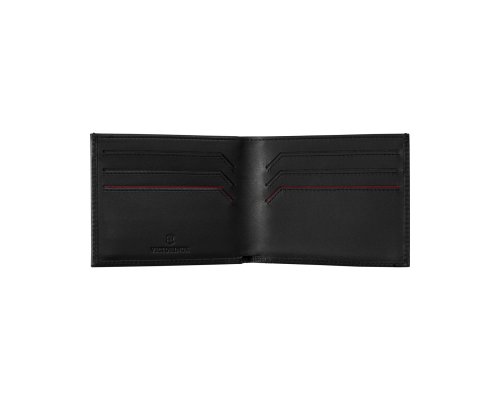 Портмоне Victorinox Altius Alox с защитой от сканирования RFID, натуральная кожа, 9x1x11 см, чёрное (611573)