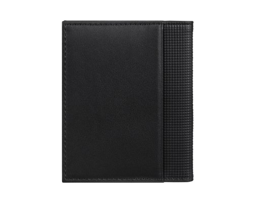 Визитница Victorinox Altius Alox с защитой от сканирования RFID, чёрная, натуральная кожа, 9x1x10 см (611578)