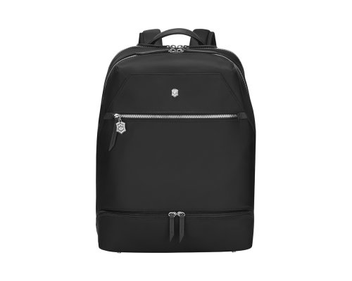 Рюкзак женский Victorinox Victoria Signature Deluxe Backpack, 32x18x39 см, нейлон/кожа, черный (612201)