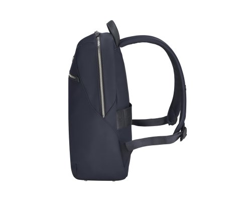 Рюкзак Victorinox Victoria Signature Compact Backpack, 30x16x38 см, нейлон/кожа, синий (612204)