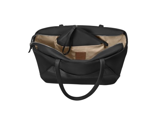 Сумка Victorinox Victoria Signature Tote, 51x15x30 см, нейлон/кожа, черная (612205)