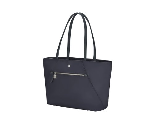 Сумка женская Victorinox Victoria Signature Tote, 51x15x30 см, нейлон/кожа, синяя (612206)