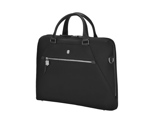 Briefcase Victorinox Victoria Signature, 42x13x30 cm, nylon/leather, black (612209)
