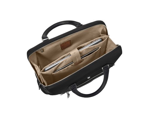 Briefcase Victorinox Victoria Signature, 42x13x30 cm, nylon/leather, black (612209)
