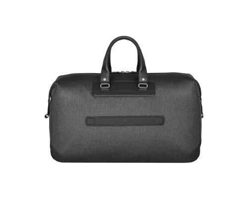 Travel bag Victorinox Architecture Urban 2 Weekender, polyester/leather, 24x56x30 cm, 45 L, grey (612667)