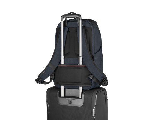 Рюкзак Victorinox Architecture Urban 2 Deluxe Backpack 15”, 31x23x46 см, полиэстер/кожа, синий (612669)