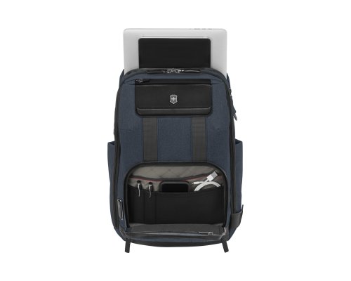 Рюкзак Victorinox Architecture Urban 2 Deluxe Backpack 15”, 31x23x46 см, полиэстер/кожа, синий (612669)
