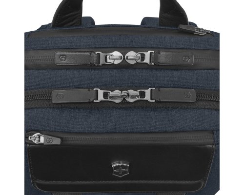Рюкзак Victorinox Architecture Urban 2 Deluxe Backpack 15”, 31x23x46 см, полиэстер/кожа, синий (612669)