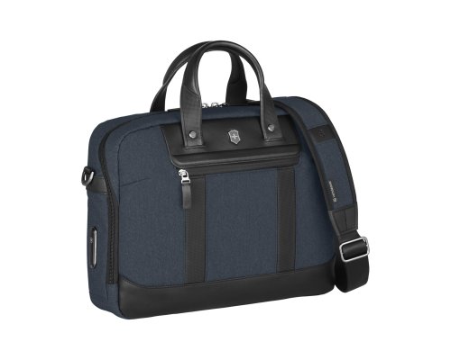 Портфель Victorinox Architecture Urban2 15'', 42x13x31 см, полиэстер/кожа, синий (612671)