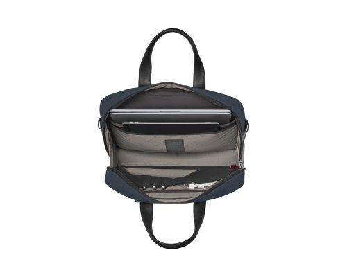 Портфель Victorinox Architecture Urban2 15'', 42x13x31 см, полиэстер/кожа, синий (612671)