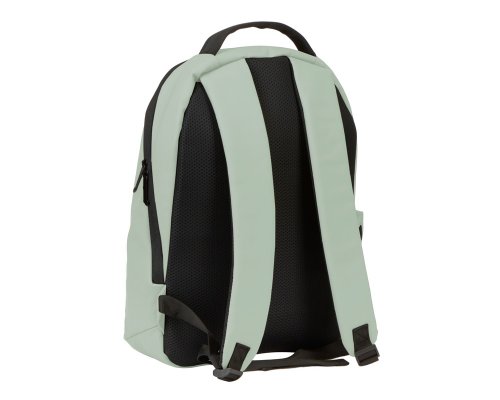 Backpack Voyager Sofit laptop made of eco‑leather, 34×14×44 cm, olive (935713)