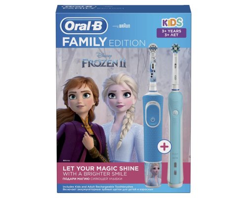 Set of electric toothbrushes Oral-B Family Pack (Pro 1 Kids Frozen 2)