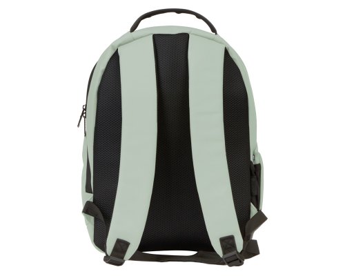 Backpack Voyager Sofit laptop made of eco‑leather, 34×14×44 cm, olive (935713)