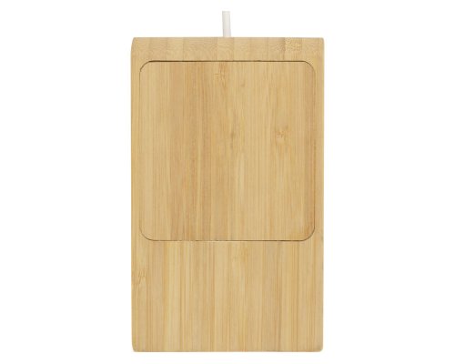 Устройство зарядное беспроводное из бамбука Bamboo collection Jetty, 10 Вт, натуральный (591074)