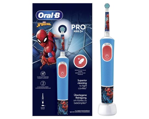 Щетка зубная электрическая Oral-B Vitality Kids Spiderman D103.413.2K