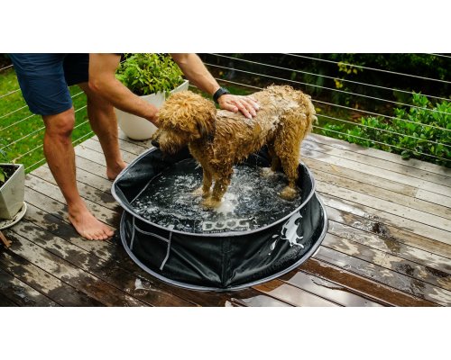 Бассейн для собак Doog, черный, L, 122х122х30 см RA-325557