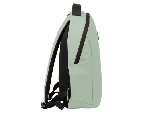 Backpack Voyager Sofit laptop made of eco‑leather, 34×14×44 cm, olive (935713)