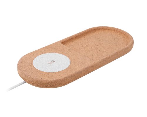 Устройство зарядное беспроводное Rombica NEO Eco XL, 10 Вт, светло-коричневый (595642)