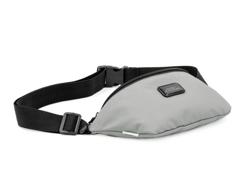 Bag belt Brand Charger Bumble universal waterproof made of recycled plastic, grey (936088)