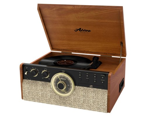 Проигрыватель виниловых пластинок Alive Audio Great Gatsby Light Wood