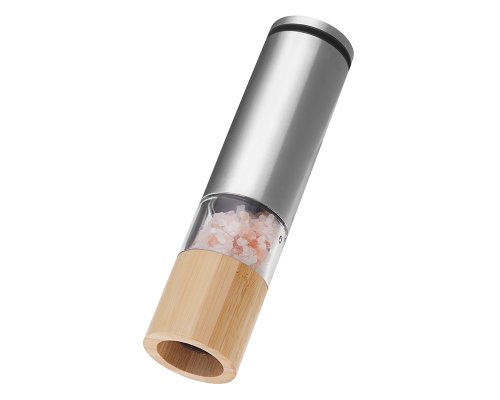 Мельница электрическая для специй Eat&Bite Clove на батарейках, серебристый, коричневый (627018)