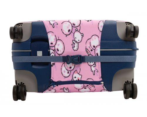 Cover for a suitcase Routemark White & Fluffy L/XL (SP310), Art. Lebedev Studio