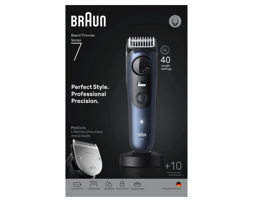 Electric trimmer Braun BT7540 Black Deep Blue