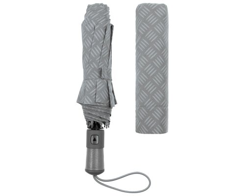 Folding umbrella Hard Work, gray RA-92119