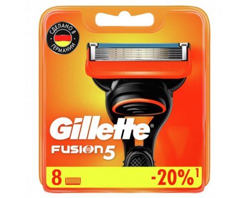Кассеты сменные для бритвы Gillette Fusion5 8 шт.
