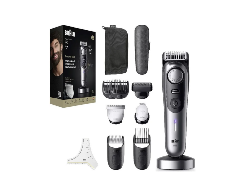 Триммер электрический Braun BT9560 Silver Matte