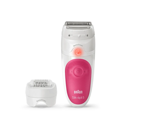 Эпилятор Braun S5 SES 5-600 белый/розовый