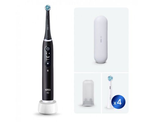Electric toothbrush Oral-B iO 6 Black Lava + additional attachments Oral-B 4 pcs