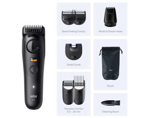 Триммер электрический Braun BT5560 Black Matte