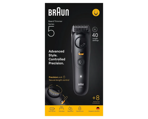 Триммер электрический Braun BT5560 Black Matte