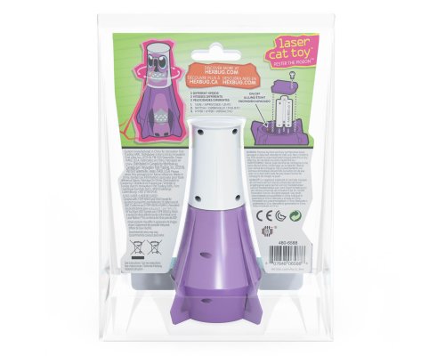 Interactive cat toy Hexbug «Pester the Dove», beige-purple, 13x8.5 cm (480-6588-00GL12)