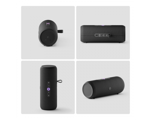 Колонка умная Яндекс Стрит 30Вт, с Алисой на YaGPT, черный [yndx-00030blk]
