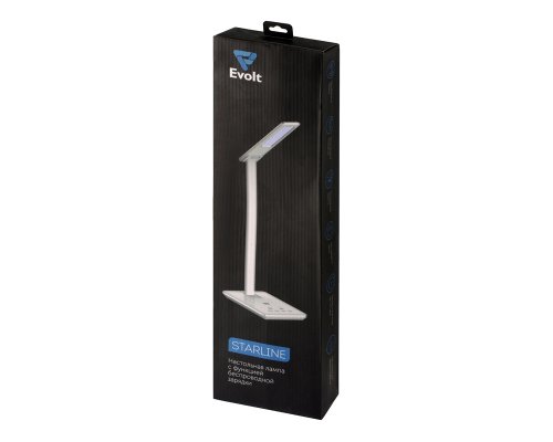 Table Lamp with Wireless Charging Evolt Starline, Black (592107)