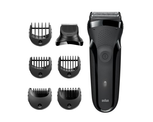 Электробритва Braun Series 3 Shave&Style 300bt + насадка-триммер и 5 гребней