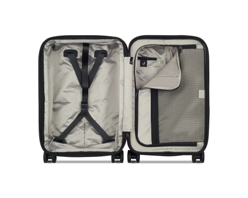 Чемодан Delsey Peugeot Zip 4-х колесный, 35x55x20 см, серый (00100780111)
