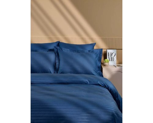 Bedding set Arya Vip single dark blue 8680943244468