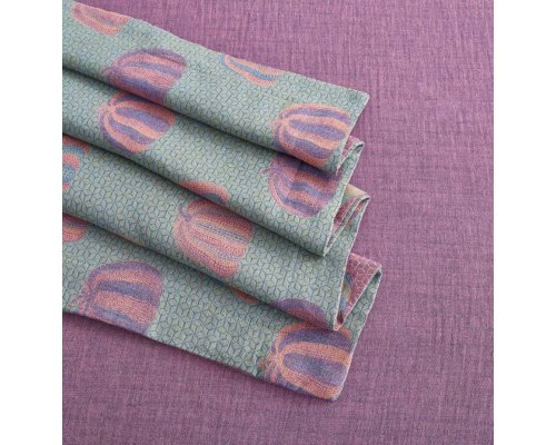 Bedding set Arya Little Pumpkins single grey, lilac 8680943253491