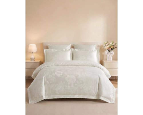 Bedding set Arya Luxuria Camillia Euro, double ecru 8680943260376