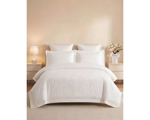 Bedding set Arya Luxuria Clair Euro, double ecru 8680943260390