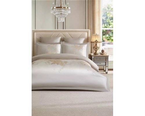Bedding set Arya Imperia Luxia Euro, double gold, cream 8680943260437