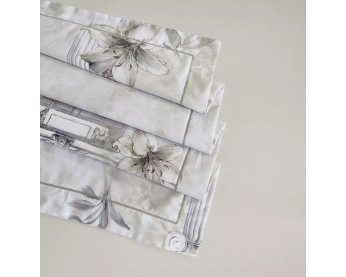 Bedding set Arya Treasure Atina family yellow, grey 8680943260789