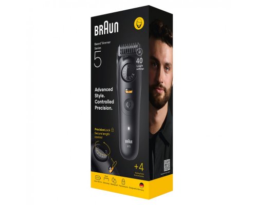 Триммер электрический Braun BT5520 Black Matte