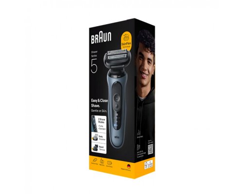 Бритва электрическая Braun Series 5 52-A1650s Light Blue/голубой